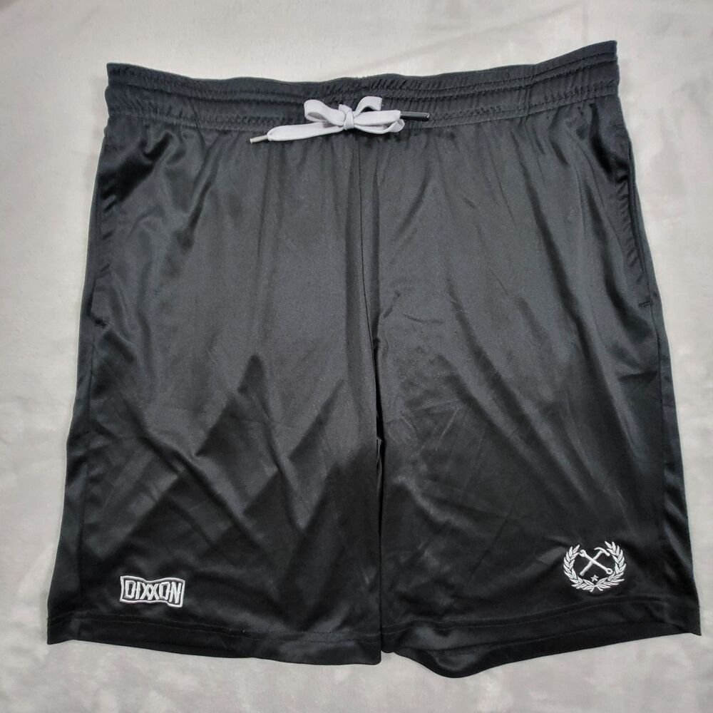 Dixxon Shorts Mens Large Black 34 Performance Gym Athletic Running